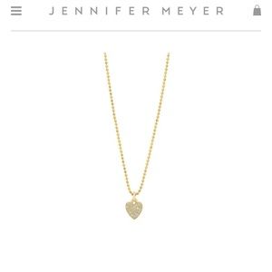 Jennifer Meyer Pave Diamond Pendant Necklace